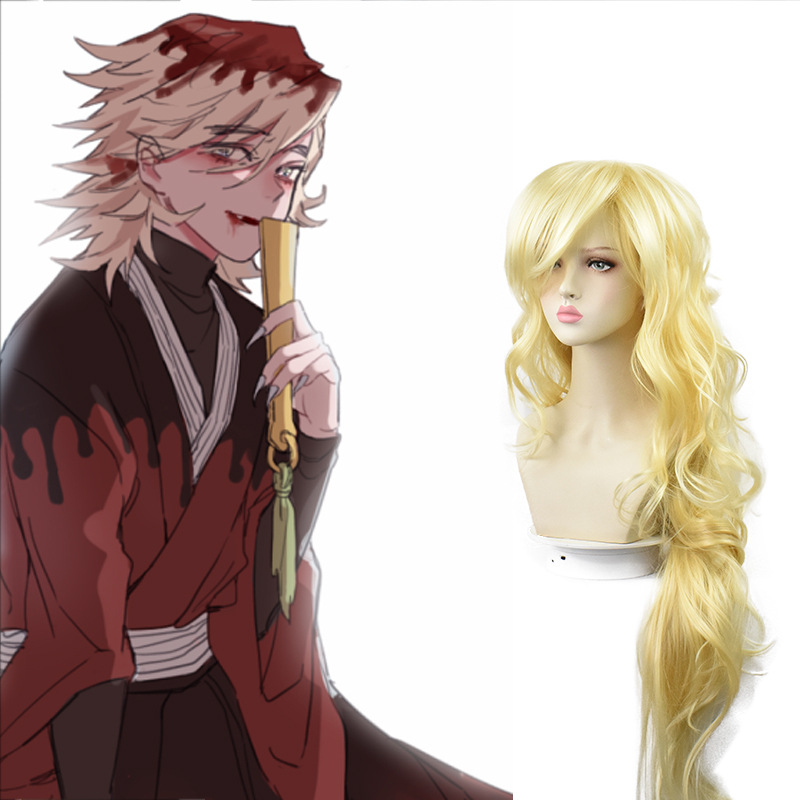 Douma Cosplay Wig | Upper Moon Two T-Gradient & Layered Spikes | Demon Slayer