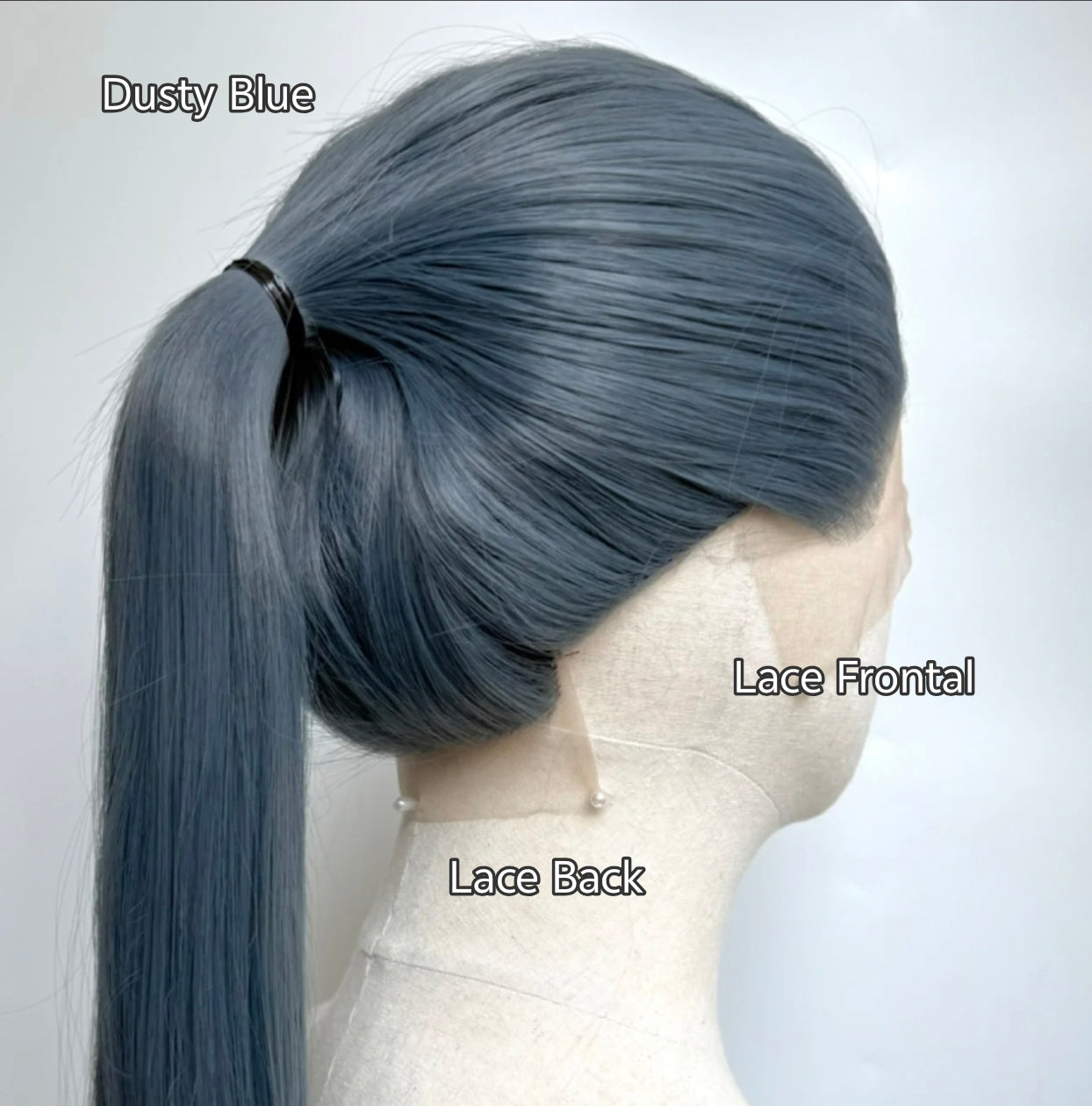 Blue Shades Cosplay Wigs | Fantasy Lace Frontals for Anime & Game Characters