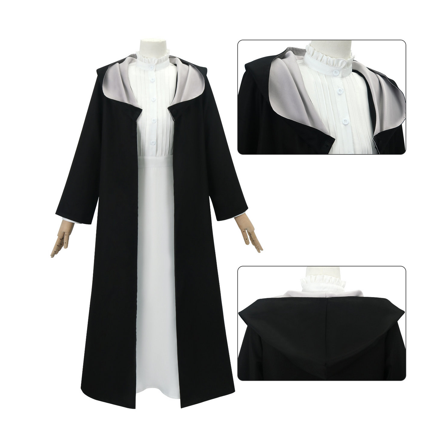 Fern Sousou no Frieren Cosplay Costume - Tailored Jacket & Dress Set in Melton Wool