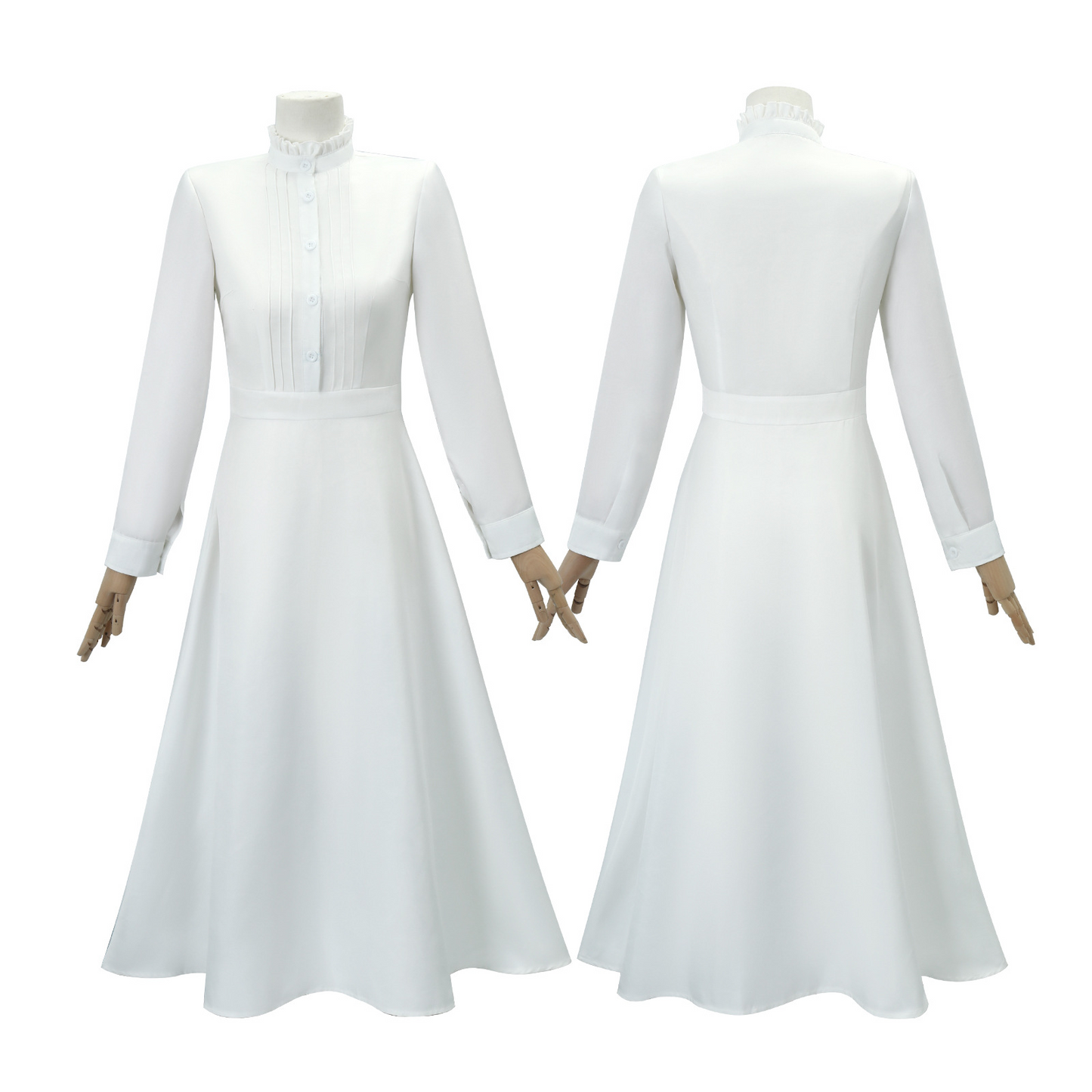 Fern Sousou no Frieren Cosplay Costume - Tailored Jacket & Dress Set in Melton Wool