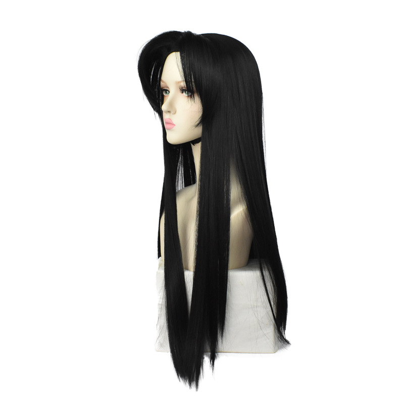 Kanae Kocho Cosplay Wig | Former Flower Pillar 85cm Long Black Hair | Demon Slayer