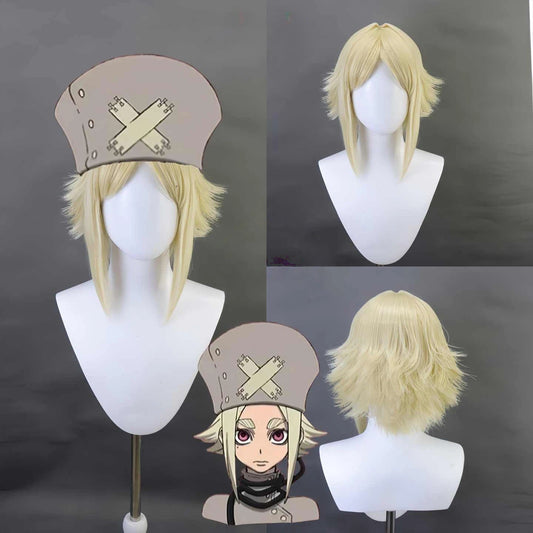 COMMISSION|Gachiakuta Eisha Stilza Cosplay Wig - 2 Styles: Standard & Crimped Full Cap