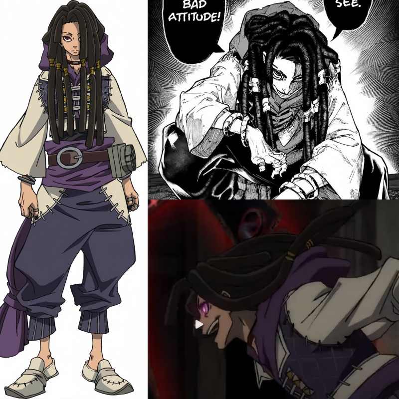 [COMMISSION]Gachiakuta Jabber Wonger Cosplay Wig - 70cm Braided & Textured (Style A: Standard / Style B: Forehead Wefts)