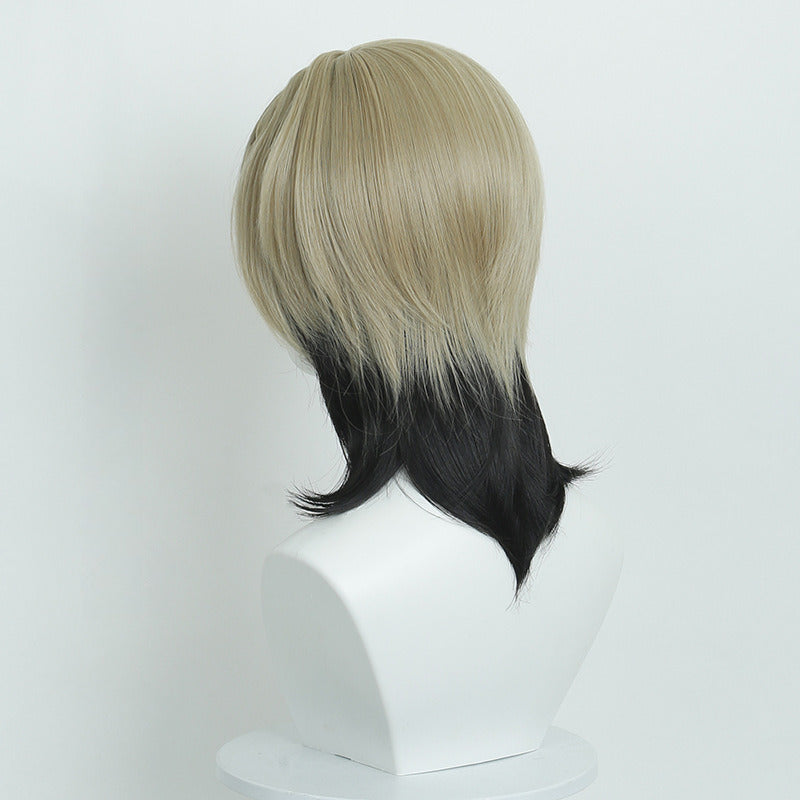 Gachiakuta Zanka Nijiku Cosplay Wig - Unstyled with Mixed Character Color, Ready for Your Personal Styling & Trim