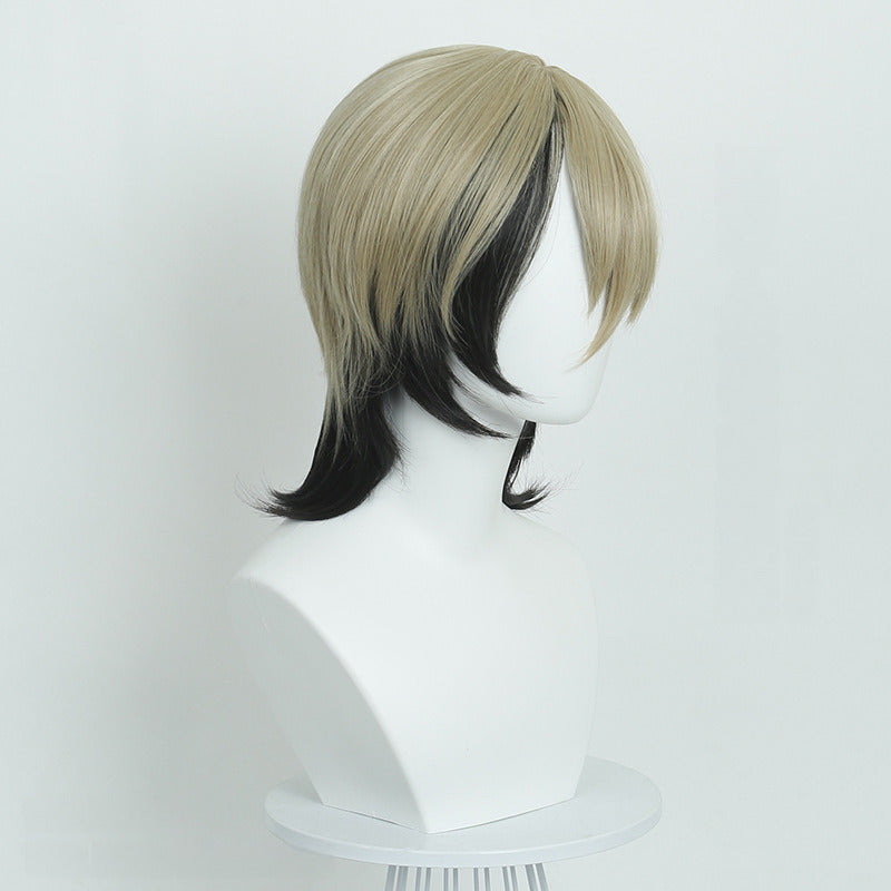 Gachiakuta Zanka Nijiku Cosplay Wig - Unstyled with Mixed Character Color, Ready for Your Personal Styling & Trim