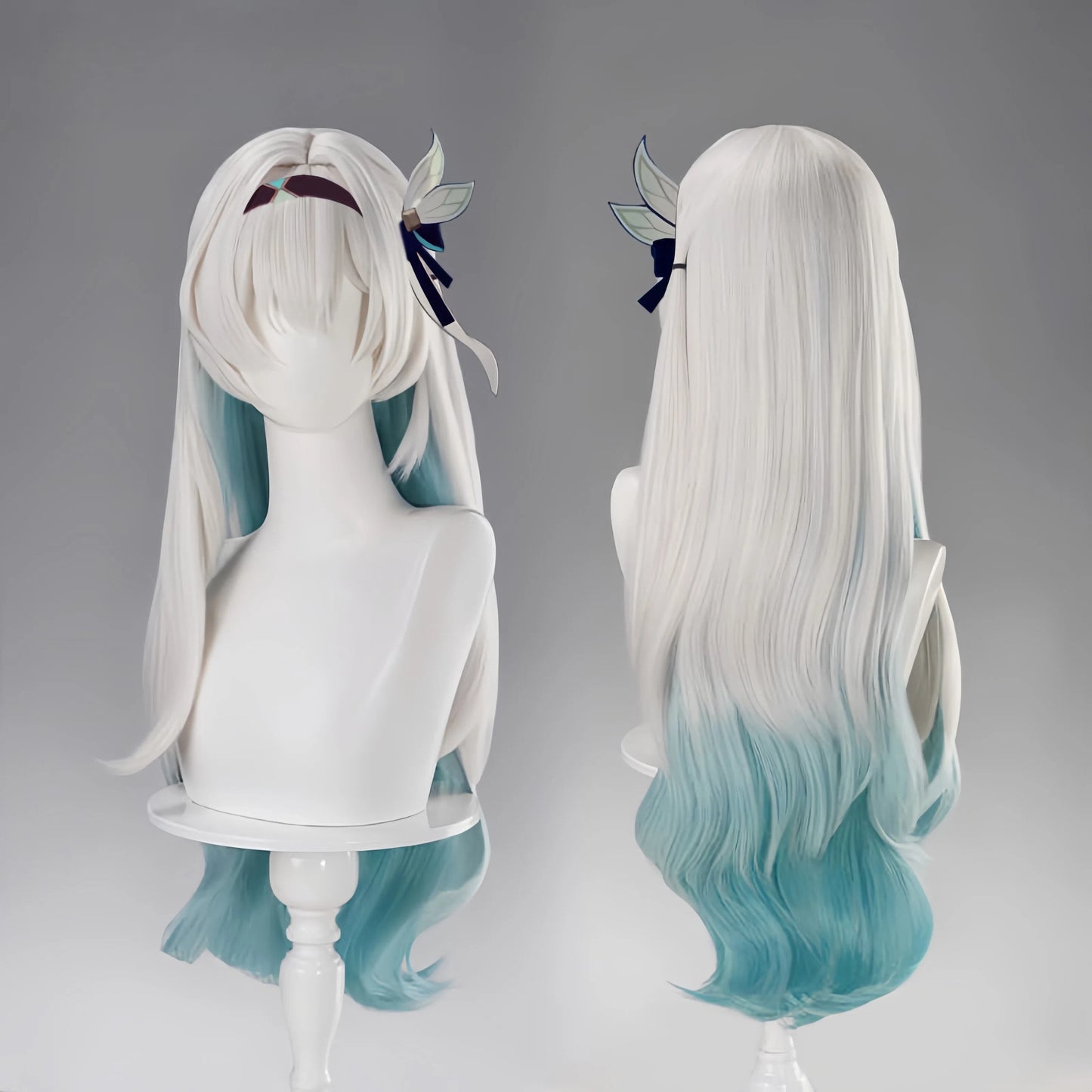 Honkai: Star Rail - Firefly Cosplay Wig with Realistic Scalp & Ombré Ends | Pre-Cut 70cm Anime Hair
