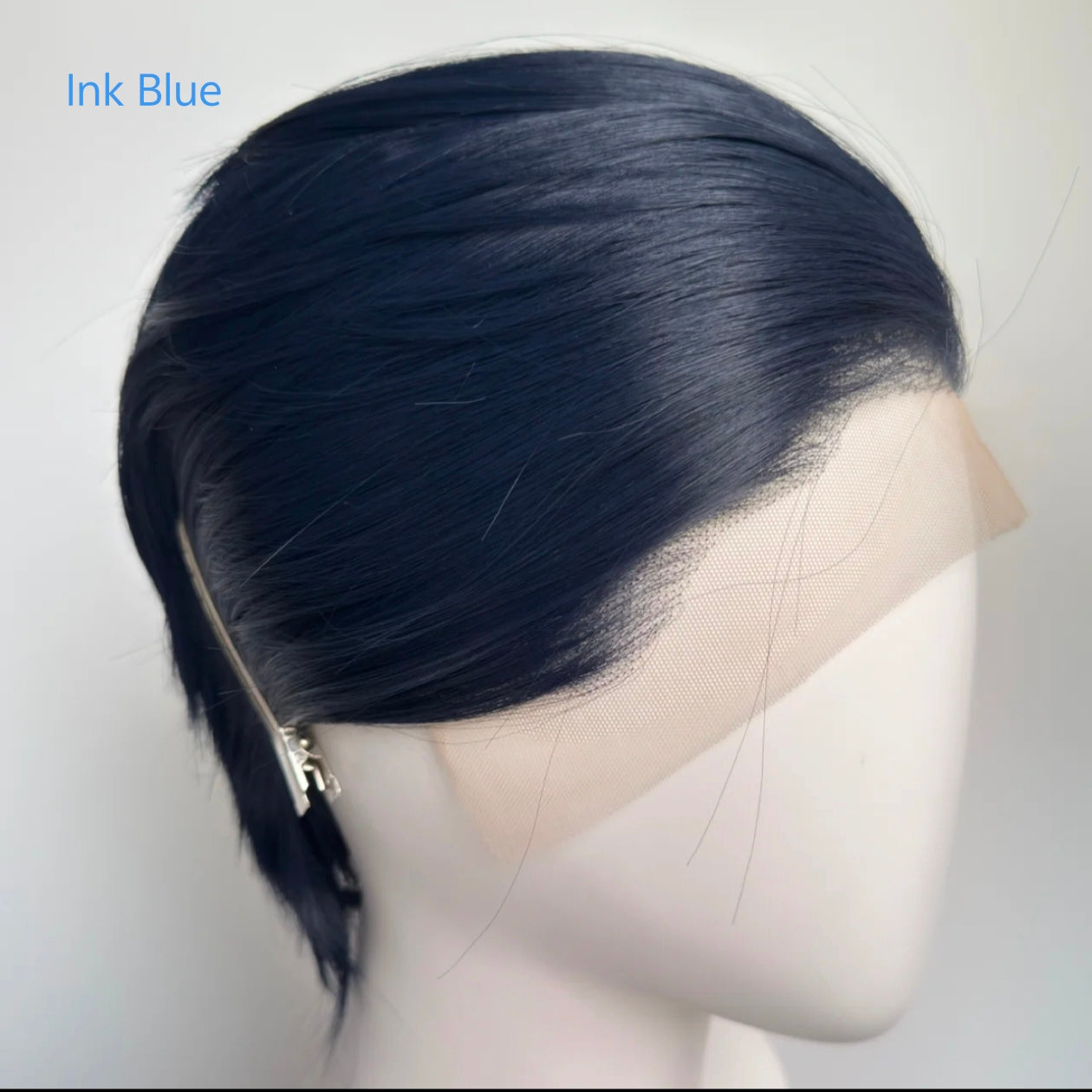 Hand-Tied 13x4 Lace Front Wig Short Hair - Heat Resistant Synthetic Fiber for Cosplay - Multiple Colors