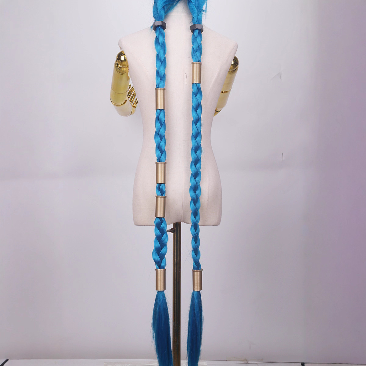 Jinx Hair Accessories - 3D Printed Bullet & Nut Set for Cosplay | Ready to Paint