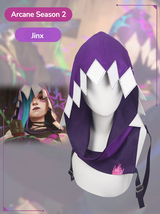 Jinx Cosplay Costume Full Set with Shoes & Accessories | League of Legends & Arcane