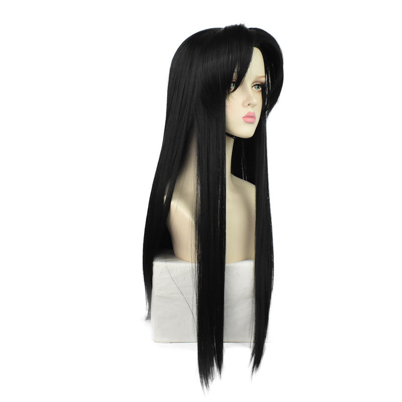 Kanae Kocho Cosplay Wig | Former Flower Pillar 85cm Long Black Hair | Demon Slayer