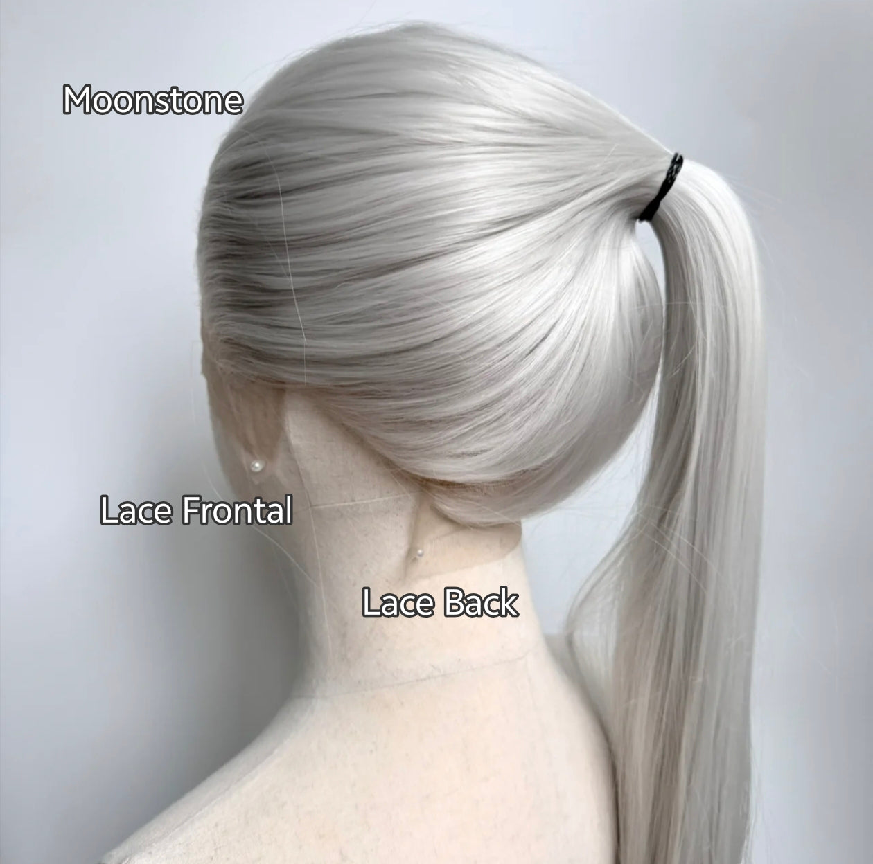 White & Silver Shades Cosplay Wigs | Pre-Plucked Lace Frontals for Anime Characters