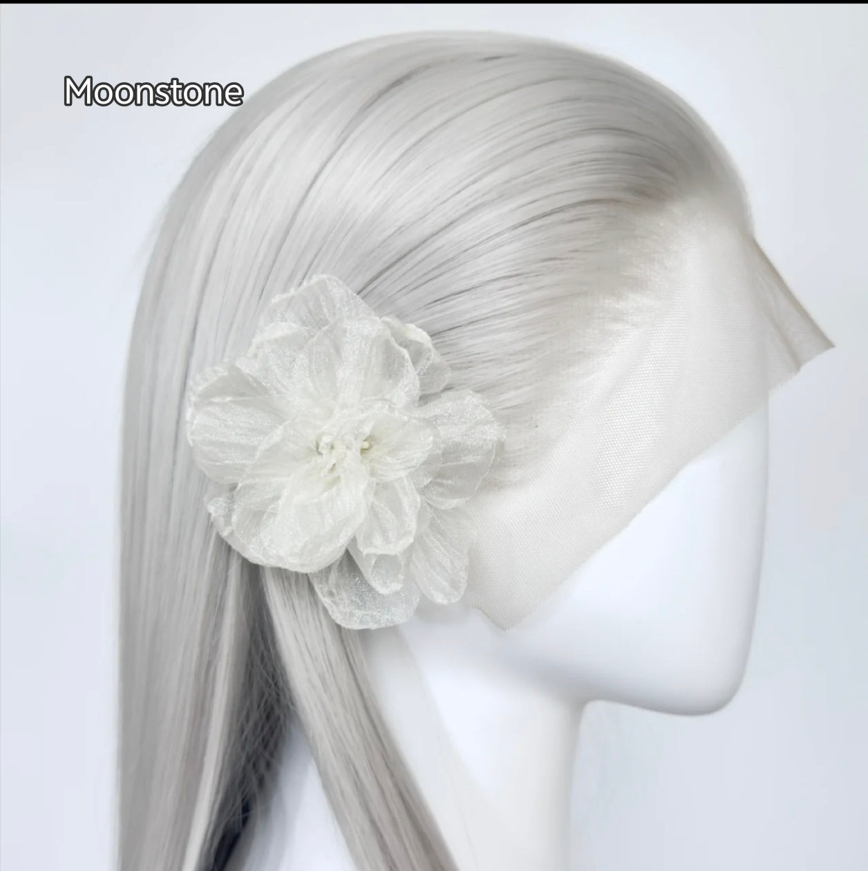 White & Silver Shades Cosplay Wigs | Pre-Plucked Lace Frontals for Anime Characters