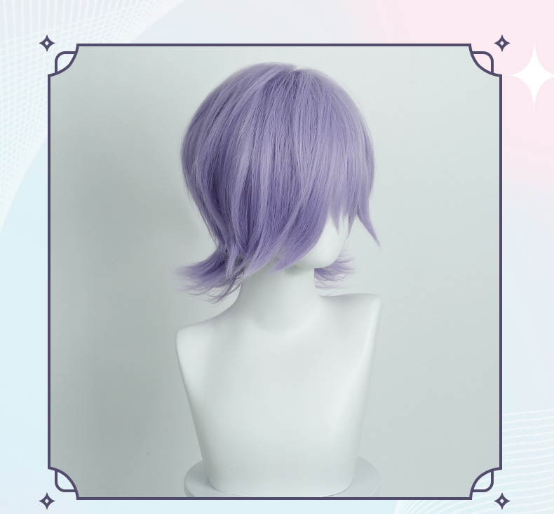 Mystery Boys Cosplay Wig | Realistic Scalp for Short Styling | KPop Demon Hunters