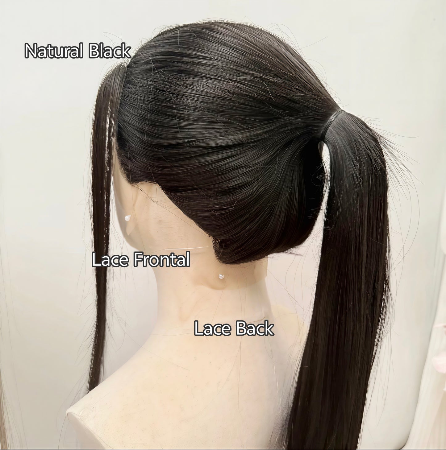 Natural Black Lace Front Wigs | 13x4 HD Lace Frontals with Pre-Plucked Hairline