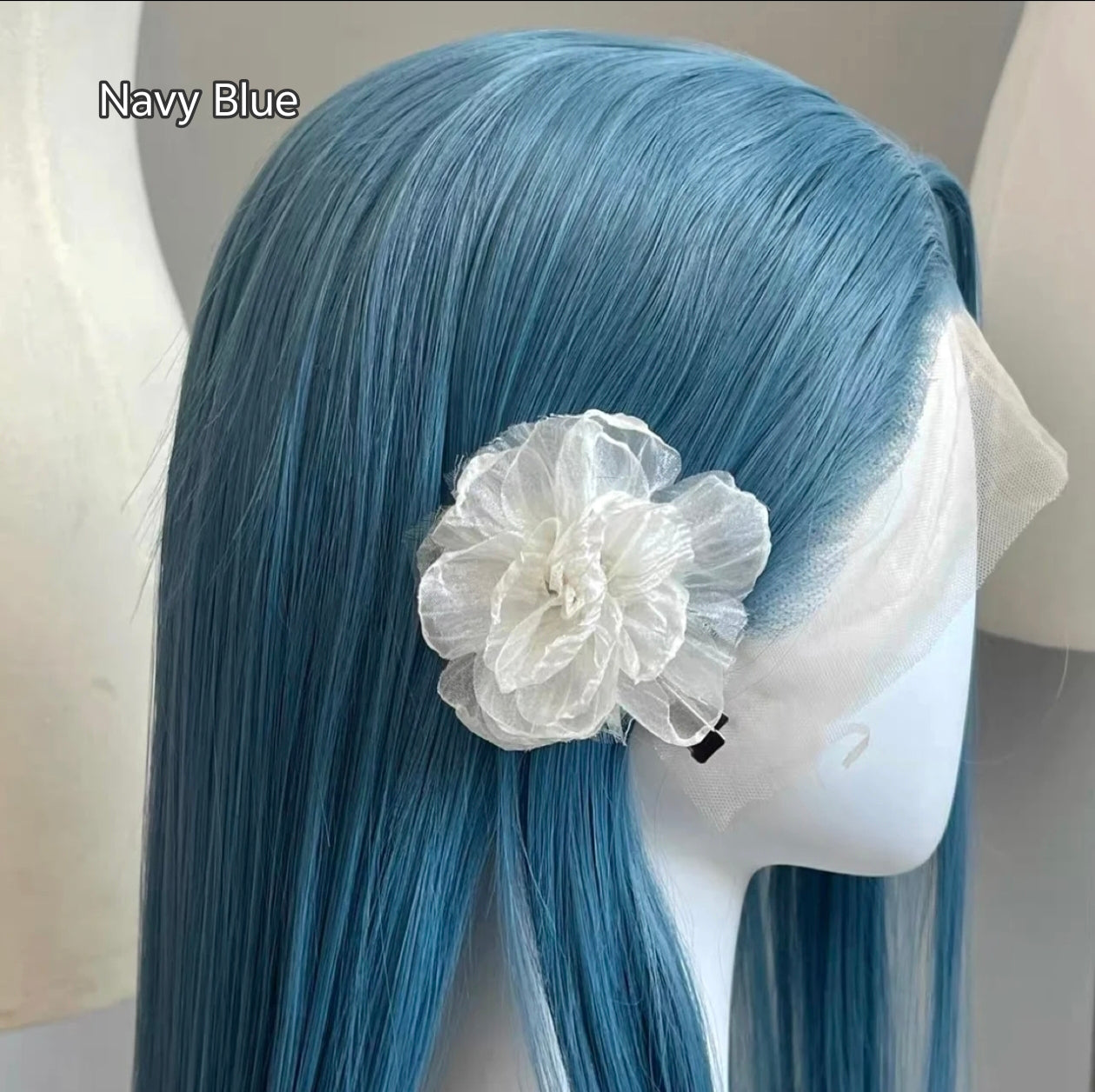 Blue Shades Cosplay Wigs | Fantasy Lace Frontals for Anime & Game Characters