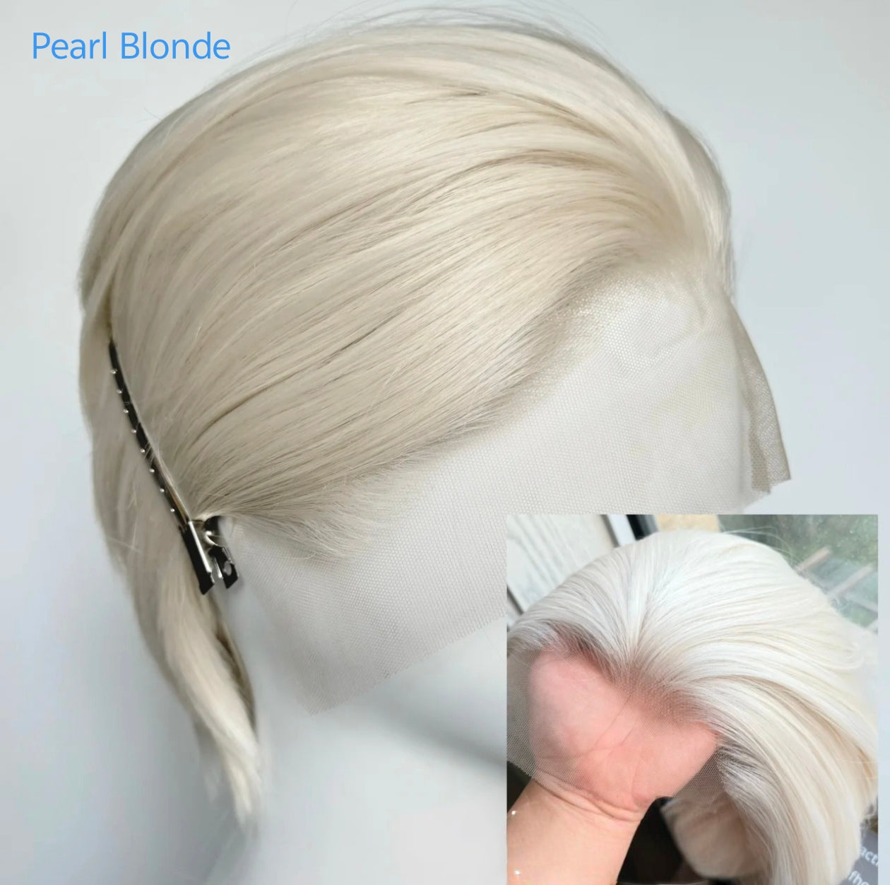 Hand-Tied 13x4 Lace Front Wig Short Hair - Heat Resistant Synthetic Fiber for Cosplay - Multiple Colors