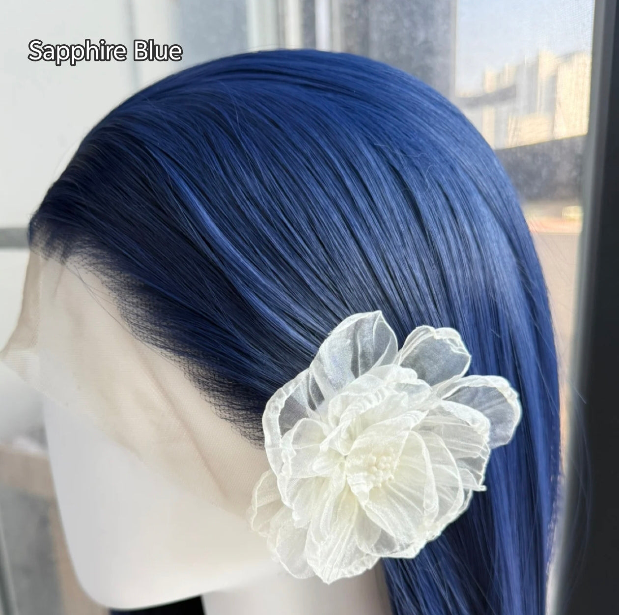 Blue Shades Cosplay Wigs | Fantasy Lace Frontals for Anime & Game Characters
