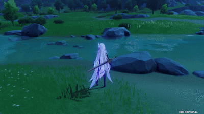 Genshin Impact Skirk Cosplay Eyelashes | Abyss Master's Sharp & Mysterious Style Lashes