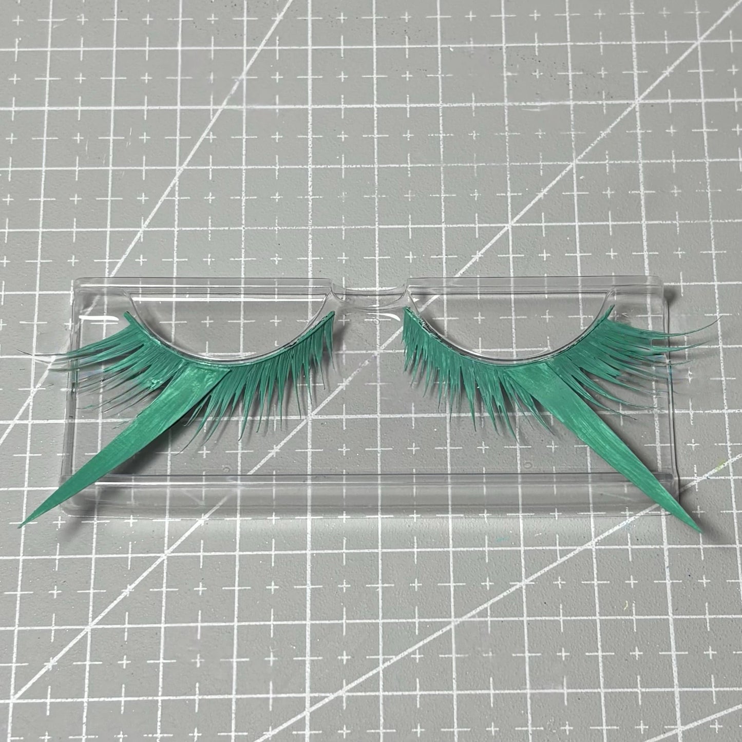 Demon Slayer Spider Mother Cosplay Eyelashes | Green Anime Lashes (Mount Natagumo Arc)