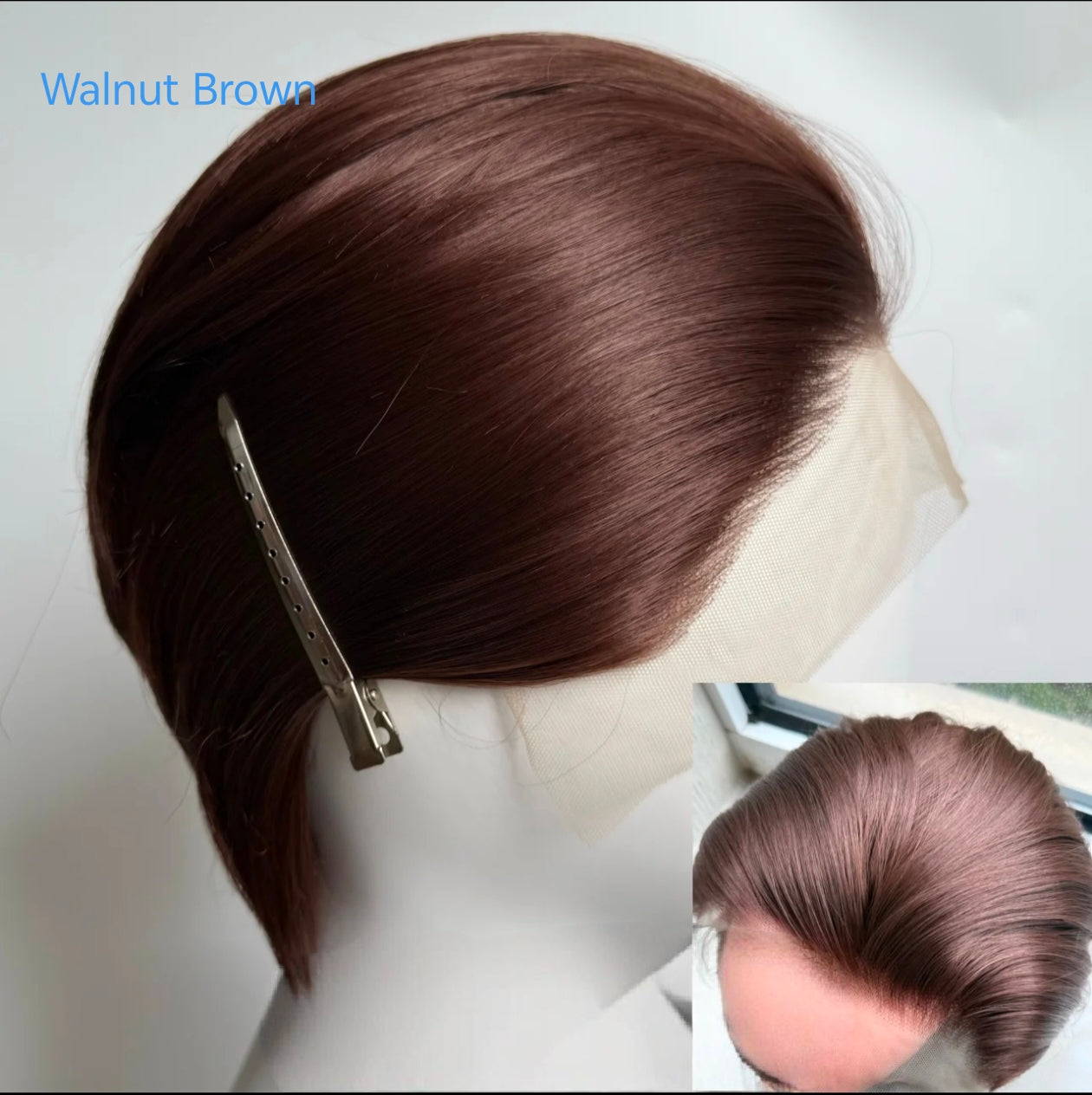 Hand-Tied 13x4 Lace Front Wig Short Hair - Heat Resistant Synthetic Fiber for Cosplay - Multiple Colors