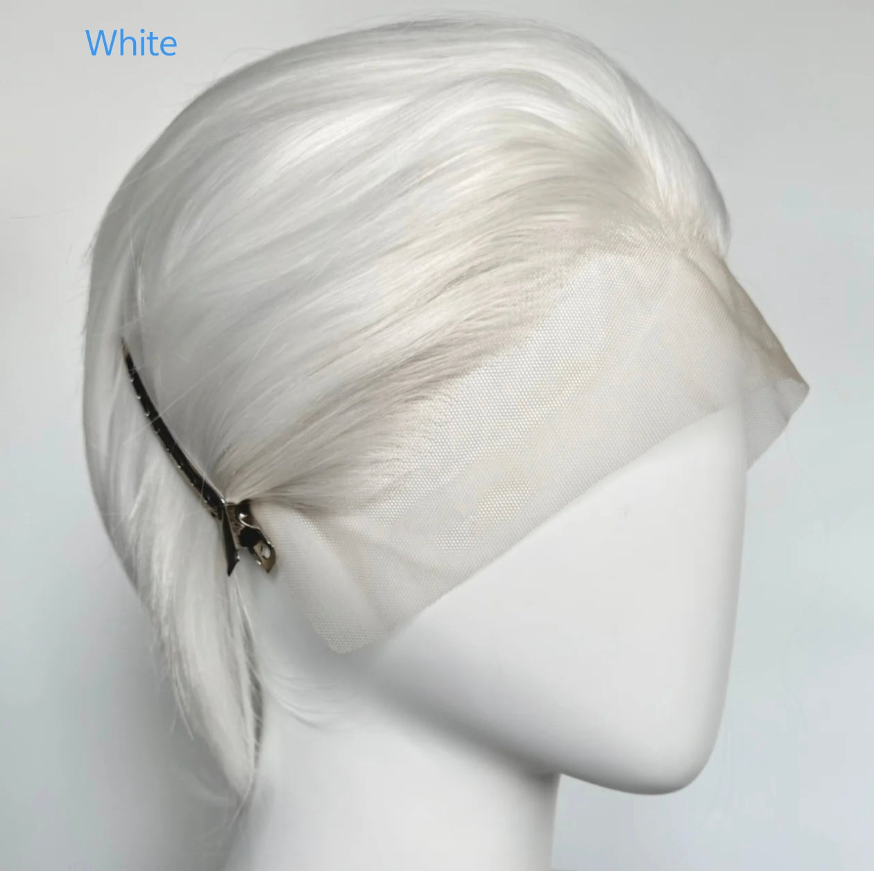 Hand-Tied 13x4 Lace Front Wig Short Hair - Heat Resistant Synthetic Fiber for Cosplay - Multiple Colors