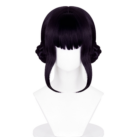 Zoe Cosplay Wig | Realistic Scalp Top with Hair Buns | Unstyled Base for Customization